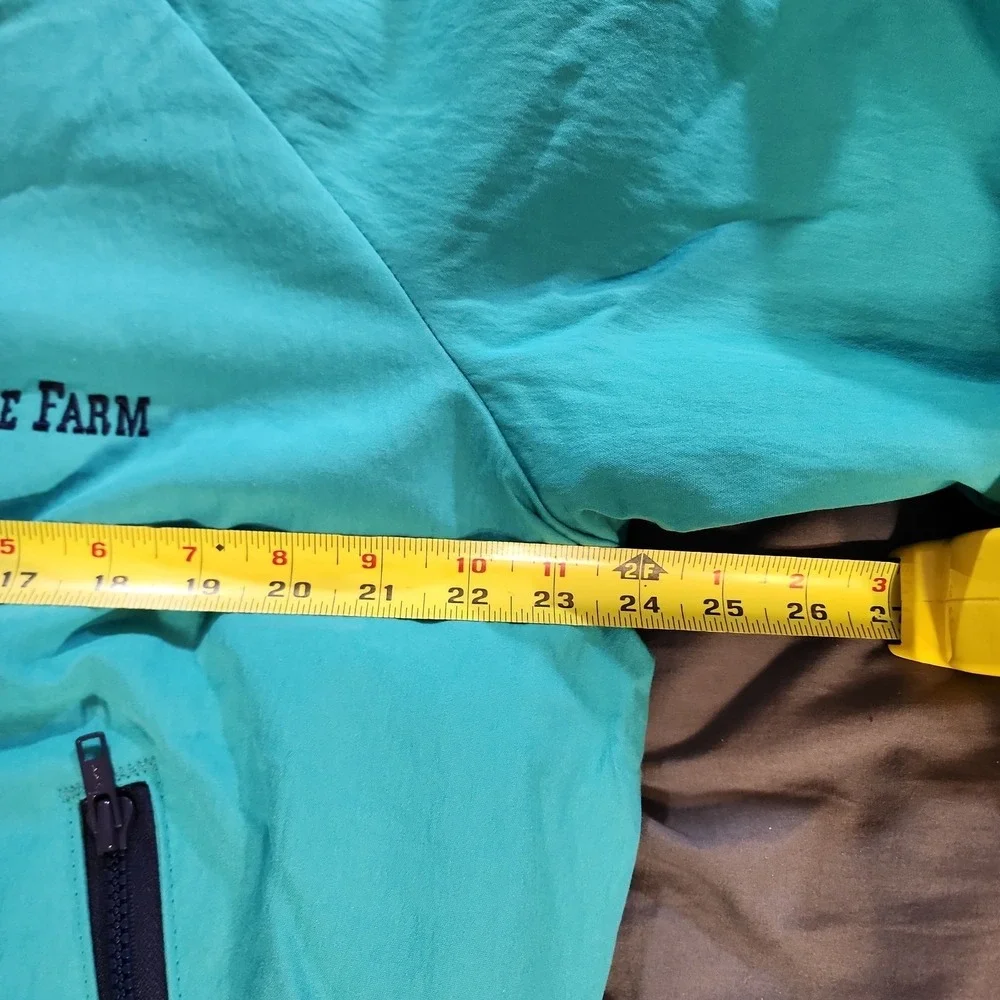 Vtg 90s Pepperidge Farm Jacket K-Products Made in USA Deadstock Teal Navy Men L